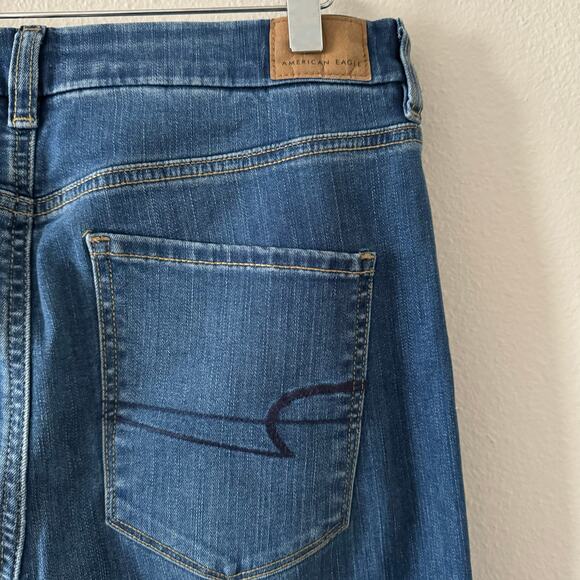 American Eagle Ne(x)t Level Stretch Curvy Hi-Rise Jeggings Jeans Size 16 - Picture 6 of 7